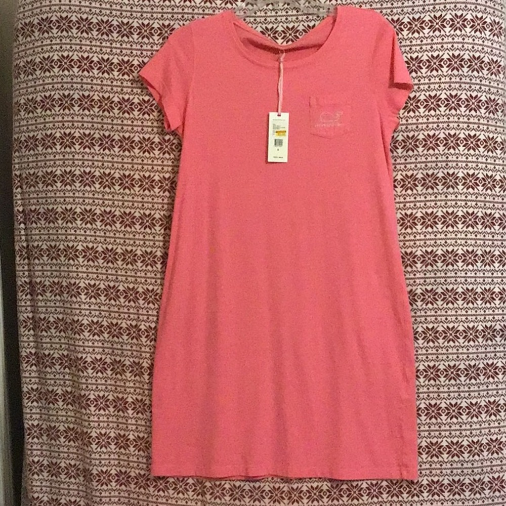Vineyard Vines Pink Sheath Mini Dress